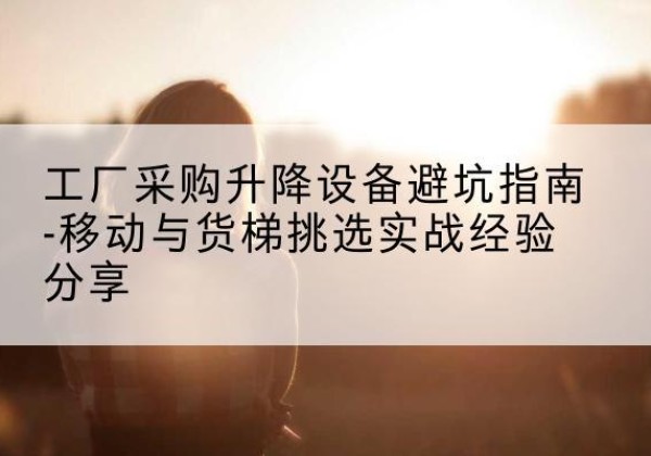 莱西移动式升降机怎么选-工厂采购升降设备避坑指南-移动与货梯挑选实战经验分享